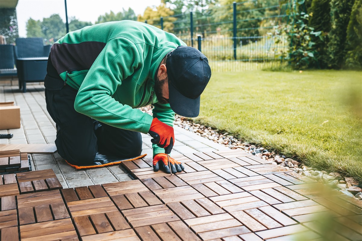 Terrasse en bois de Camaru