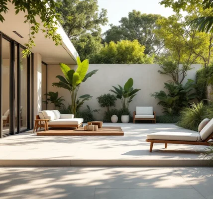 terrasse en résine