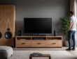 découvrez le meuble tv avec enceinte intégrée chez leclerc, une fusion parfaite entre élégance et qualité sonore. transformez votre espace de vie avec un mobilier design qui offre une expérience sonore immersive, tout en apportant une touche moderne à votre intérieur.