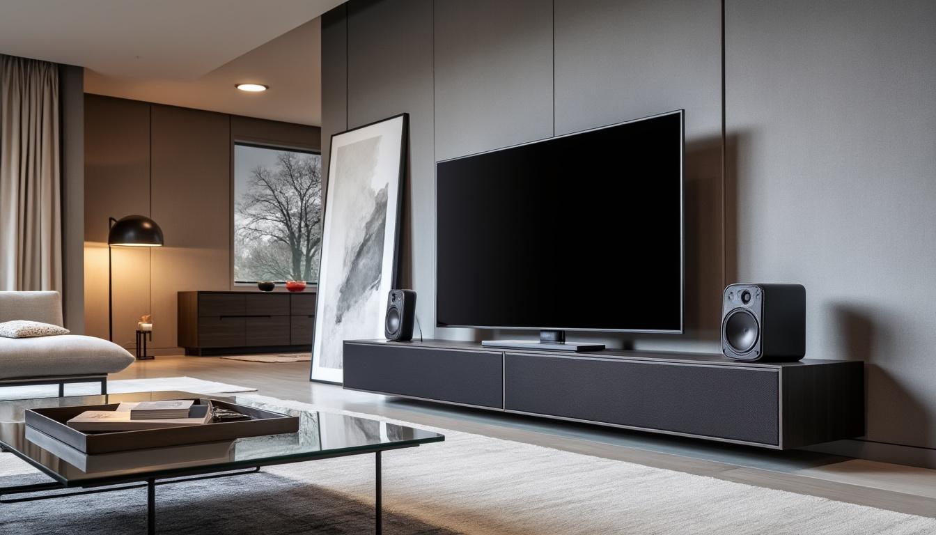 découvrez le meuble tv avec enceinte intégrée chez leclerc, où le design moderne rencontre une qualité sonore exceptionnelle. transformez votre salon en un espace de divertissement stylé tout en profitant d'une expérience audio immersive.