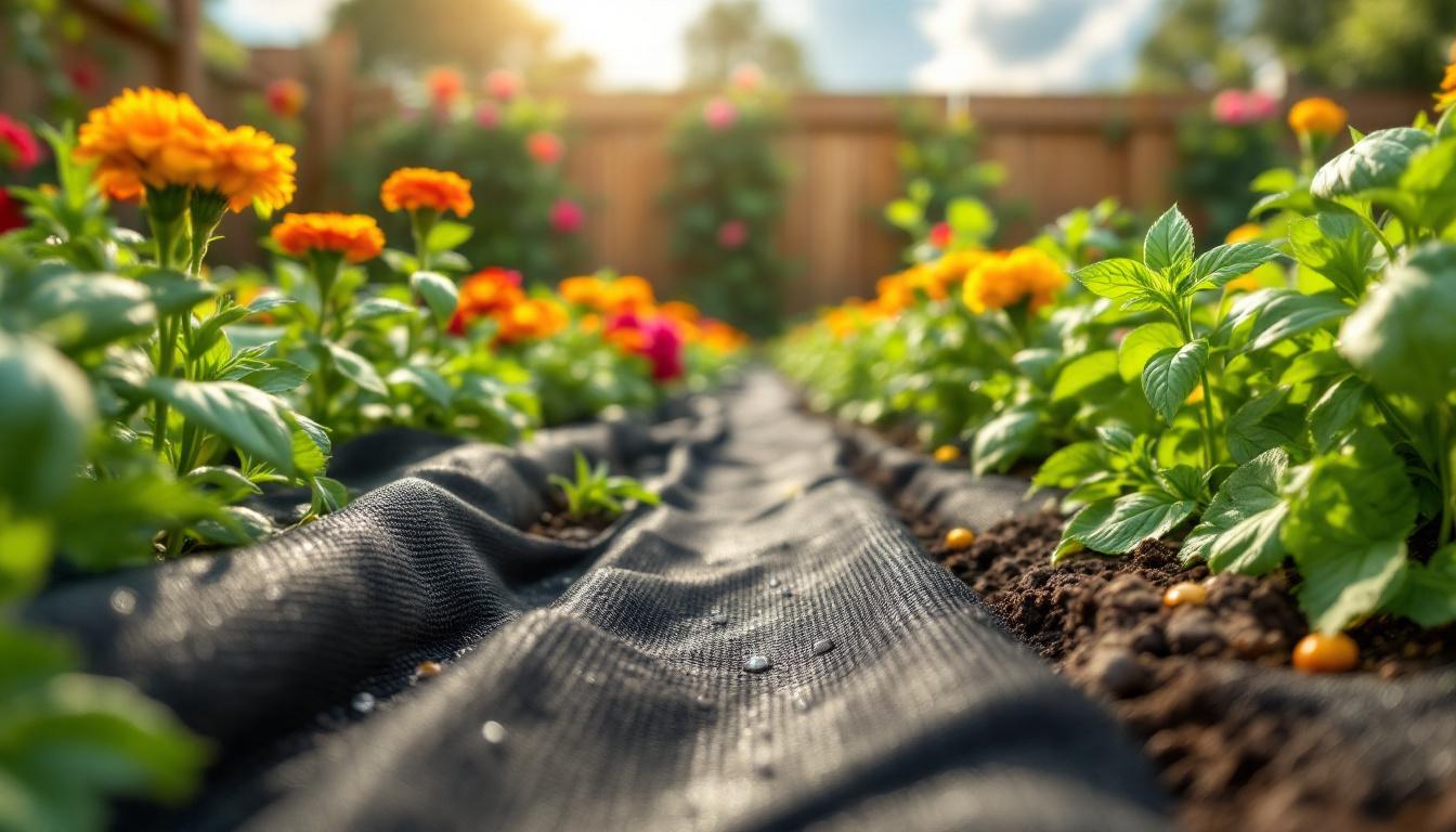 découvrez comment la toile de paillage anti-racine peut transformer votre jardin en empêchant la croissance des mauvaises herbes, en améliorant la rétention d'humidité et en facilitant l'entretien pour un espace extérieur plus sain et esthétique.