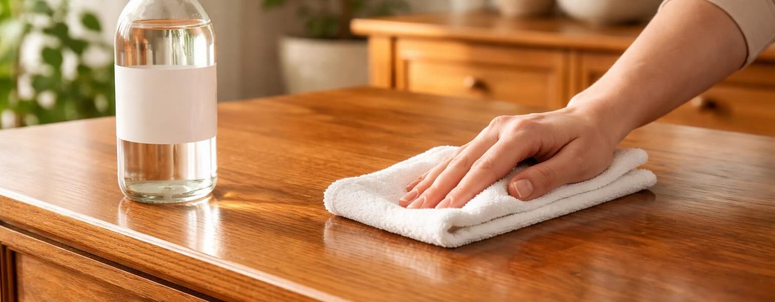 découvrez des astuces simples et efficaces pour entretenir et nettoyer vos meubles en bois grâce au vinaigre blanc, un produit naturel et économique.