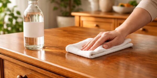découvrez des astuces simples et efficaces pour entretenir et nettoyer vos meubles en bois grâce au vinaigre blanc, un produit naturel et économique.