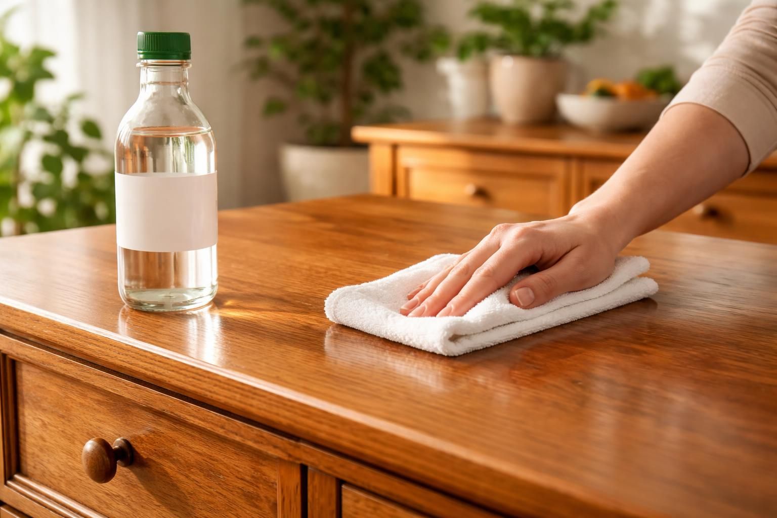 découvrez des astuces simples et efficaces pour entretenir et nettoyer vos meubles en bois grâce au vinaigre blanc, un produit naturel et économique.
