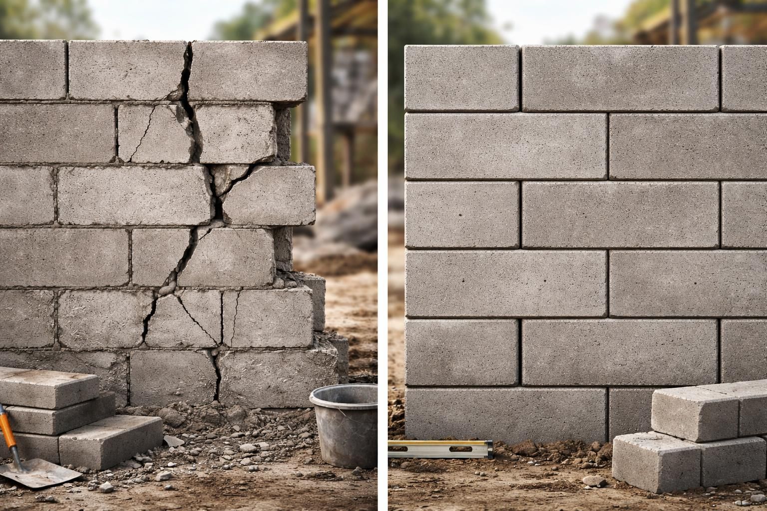 découvrez comment la largeur d'un parpaing impacte la solidité et la durabilité de vos constructions pour réaliser des ouvrages fiables et résistants.