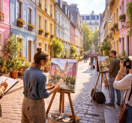 découvrez comment les maisons colorées de la rue crémieux à paris inspirent la créativité et l'imagination des artistes contemporains, mêlant charme historique et modernité artistique.