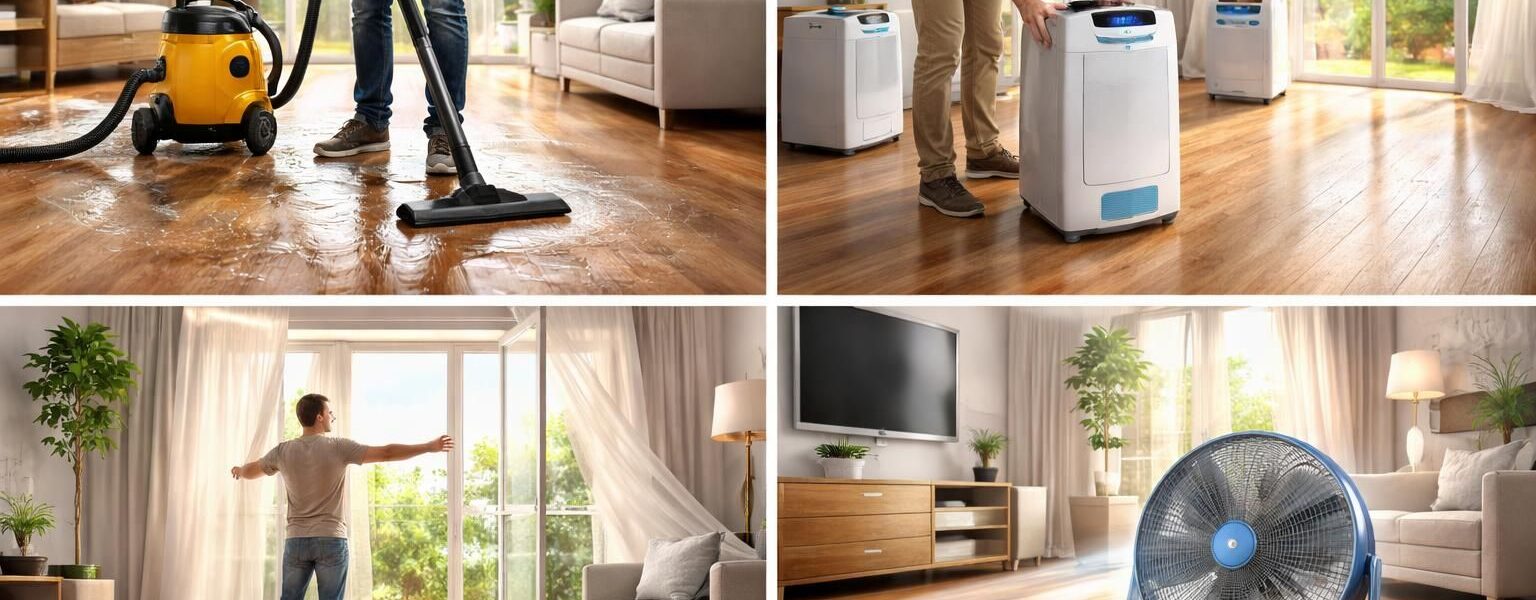 découvrez les étapes essentielles pour réduire le temps de séchage de votre parquet stratifié après un dégât des eaux, afin de restaurer rapidement votre sol et éviter les dommages durables.