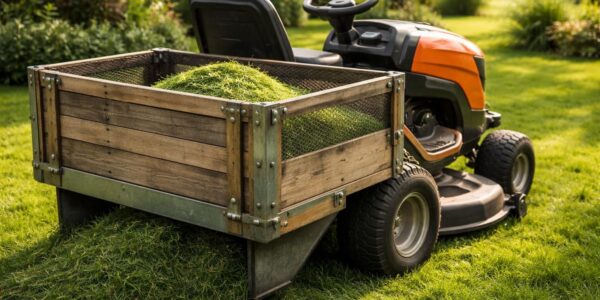 découvrez des idées créatives et faciles pour fabriquer un bac de ramassage adapté à votre tracteur tondeuse, afin de simplifier l'entretien de votre jardin.