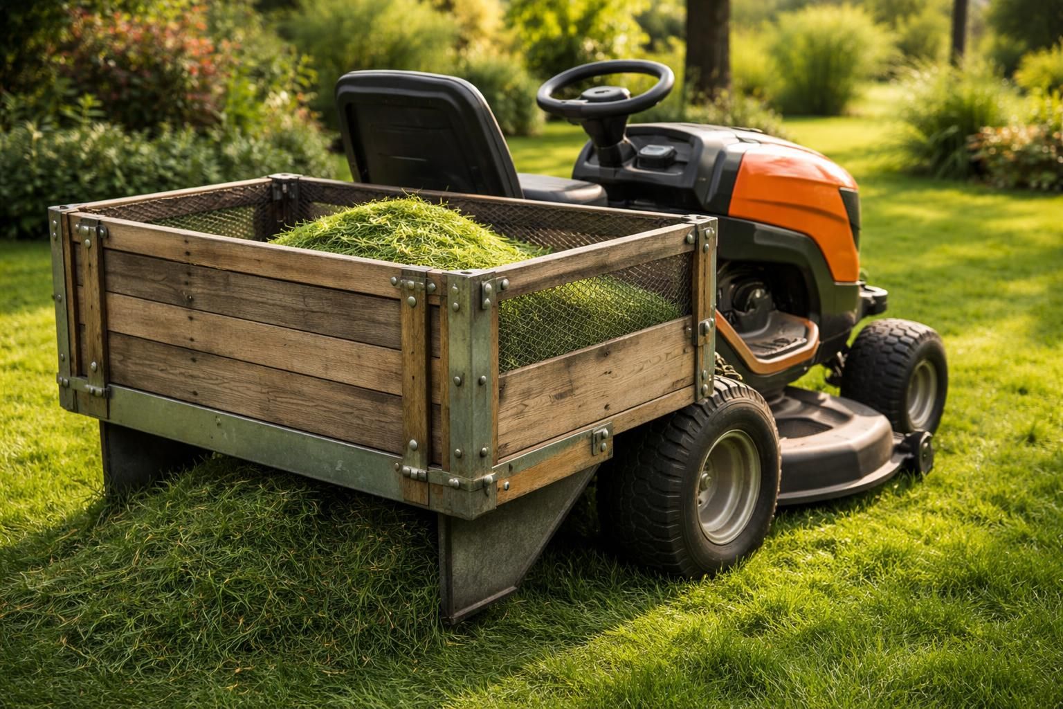 découvrez des idées créatives et faciles pour fabriquer un bac de ramassage adapté à votre tracteur tondeuse, afin de simplifier l'entretien de votre jardin.
