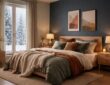 découvrez les meilleures couleurs de peinture tendance pour sublimer votre chambre à coucher cet hiver et créer une ambiance chaleureuse et cosy.