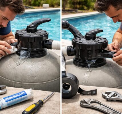 découvrez les solutions efficaces pour réparer une fuite au niveau du couvercle du filtre à sable de votre piscine et assurer son bon fonctionnement.
