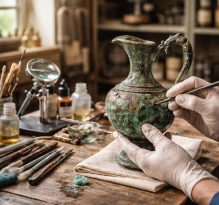 découvrez les enjeux de l'oxydation du vert de gris et les techniques employées par les restaurateurs d'antiquités pour préserver et restaurer les objets précieux.