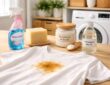 découvrez les produits miracles pour éliminer les taches d'huile sur vos vêtements déjà lavés et retrouvez des habits impeccables facilement.
