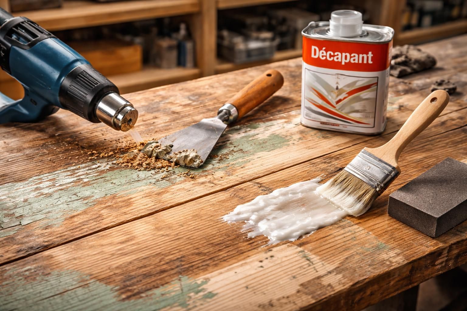 découvrez des techniques professionnelles efficaces pour enlever la peinture sur du bois sans l'endommager. guide complet pour un décapage réussi et un bois propre.