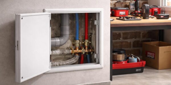 découvrez l'utilité et la pose d'une trappe de visite disponible chez brico dépôt pour faciliter l'accès aux espaces techniques de votre habitation.