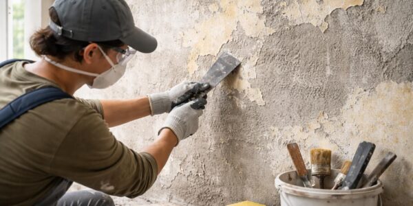 découvrez notre guide complet pour enlever facilement une vieille peinture sur un mur en ciment et redonner un coup de neuf à vos surfaces.