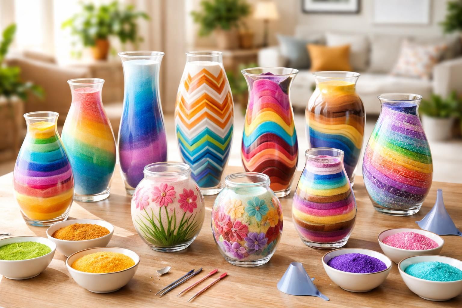découvrez 10 idées créatives pour décorer un vase avec du sable coloré et apportez une touche artistique et personnalisée à votre intérieur facilement.