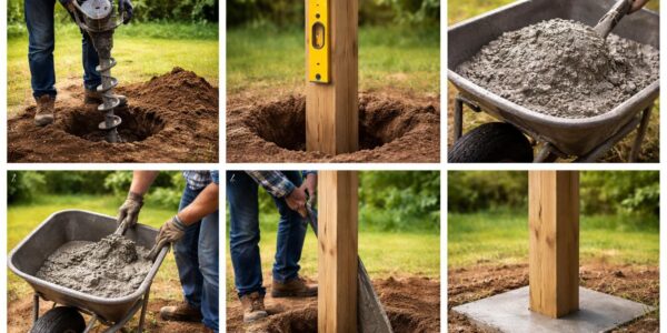 découvrez les étapes essentielles pour sceller des poteaux en bois comme un pro et garantir une installation solide et durable.