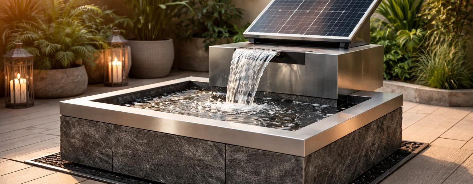 découvrez comment choisir et entretenir une fontaine solaire puissante et durable pour embellir votre patio tout en respectant l'environnement.