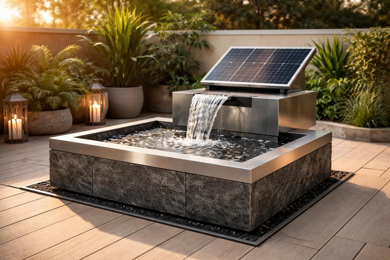 découvrez comment choisir et entretenir une fontaine solaire puissante et durable pour embellir votre patio tout en respectant l'environnement.