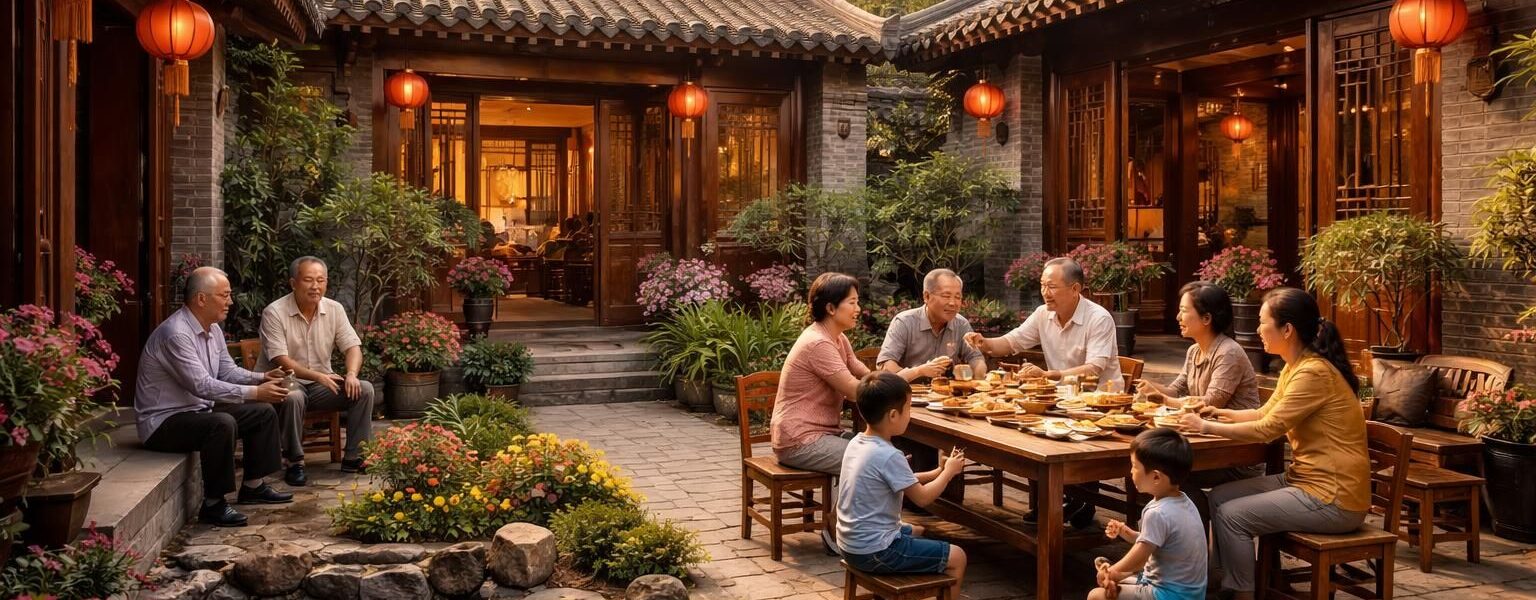 découvrez le siheyuan, symbole emblématique de la convivialité et de la vie communautaire traditionnelle en chine, reflet d'une culture riche et d'un mode de vie harmonieux.