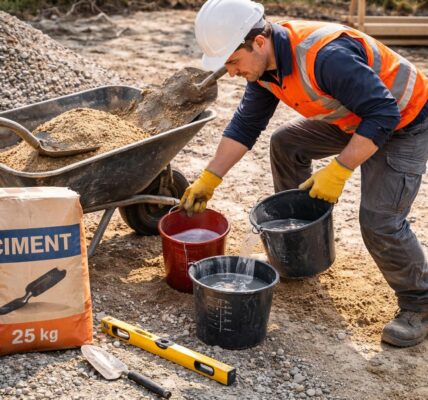 apprenez à doser correctement le béton pour un sac de ciment de 25 kg et améliorez vos compétences en construction avec nos conseils pratiques et faciles à suivre.
