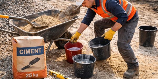 apprenez à doser correctement le béton pour un sac de ciment de 25 kg et améliorez vos compétences en construction avec nos conseils pratiques et faciles à suivre.