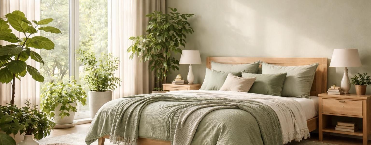 découvrez comment choisir la teinte de vert idéale pour créer une chambre apaisante et relaxante, parfaite pour votre bien-être.
