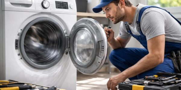 découvrez les causes possibles du bruit de marteau piqueur de votre machine à laver et trouvez des solutions efficaces pour y remédier rapidement et éviter les pannes.
