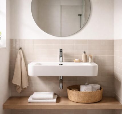 découvrez comment choisir la hauteur idéale du carrelage au-dessus du lavabo pour allier esthétique et fonctionnalité dans votre salle de bains.