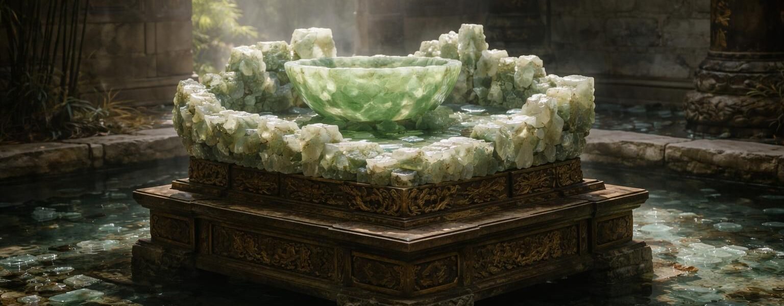 découvrez l'autel du bassin de jade morcelé, un trésor caché de l'histoire chinoise, riche en mystères et en symboles culturels anciens.