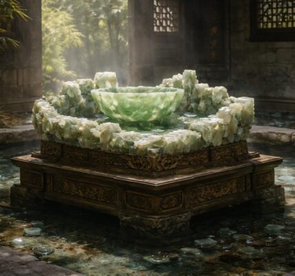 découvrez l'autel du bassin de jade morcelé, un trésor caché de l'histoire chinoise, riche en mystères et en symboles culturels anciens.