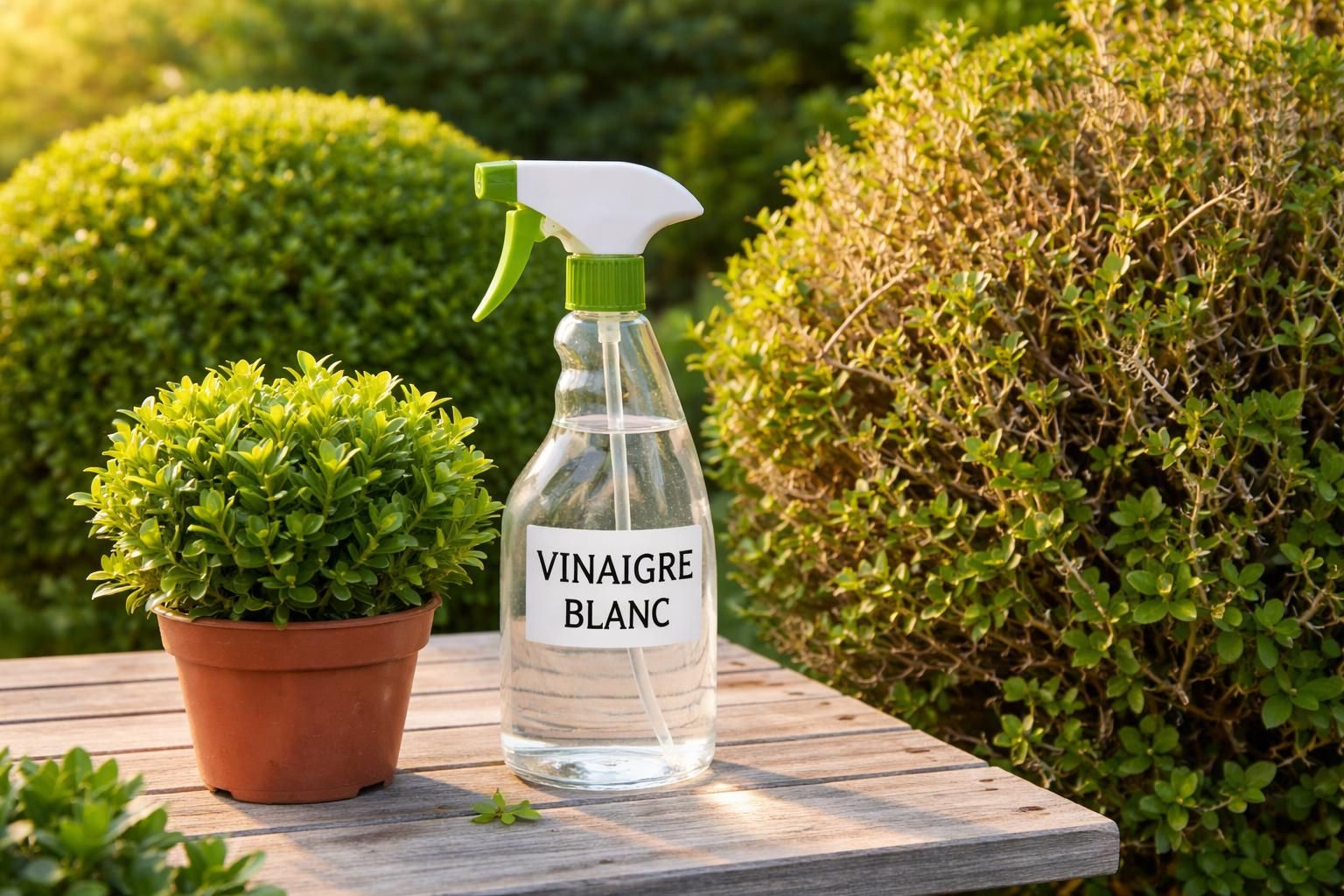 découvrez pourquoi le traitement au vinaigre blanc est une solution efficace et naturelle pour lutter contre le pyrale du buis et protéger vos buis.