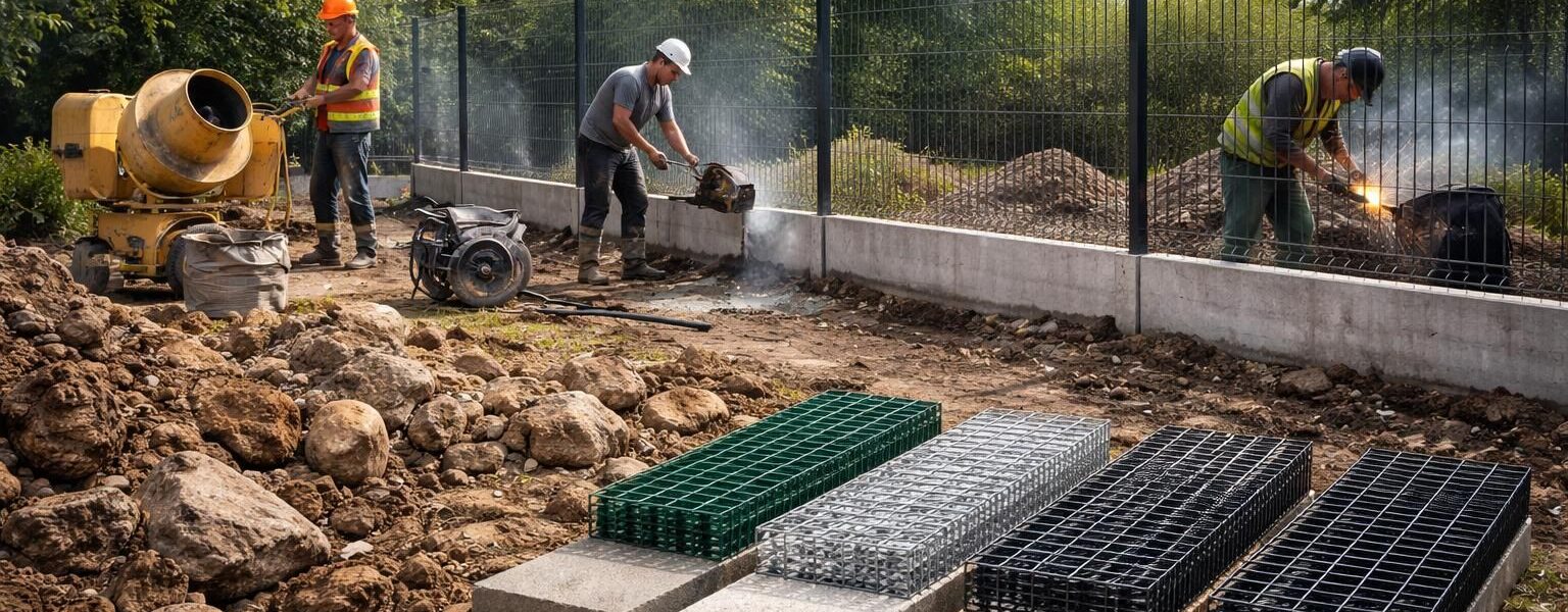 découvrez les facteurs qui influencent le coût de la pose d'une clôture rigide avec soubassement en béton et pourquoi les tarifs peuvent varier selon les matériaux, la complexité du terrain et la main-d'œuvre.