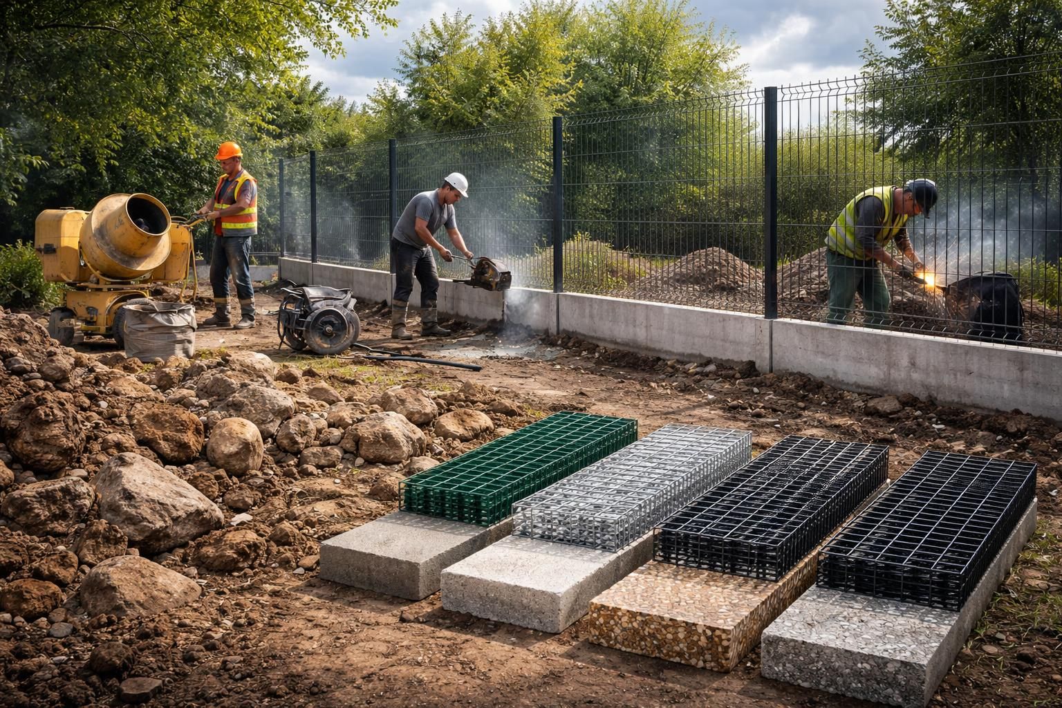 découvrez les facteurs qui influencent le coût de la pose d'une clôture rigide avec soubassement en béton et pourquoi les tarifs peuvent varier selon les matériaux, la complexité du terrain et la main-d'œuvre.