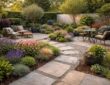 découvrez comment transformer votre espace extérieur avec une photo inspirante d'un jardin sans pelouse, pour un aménagement moderne et facile à entretenir.