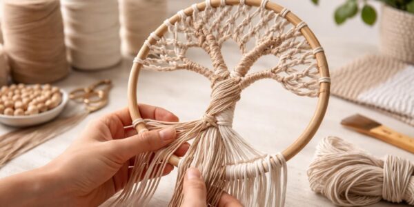 découvrez comment fabriquer un arbre de vie en macramé grâce à ce tuto diy inspirant, parfait pour décorer votre intérieur avec une touche personnelle et artistique.
