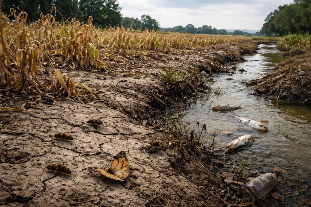 découvrez les impacts environnementaux du mauvais dosage du glyphosate dans 1 litre de roundup et ses conséquences sur la biodiversité et les écosystèmes.